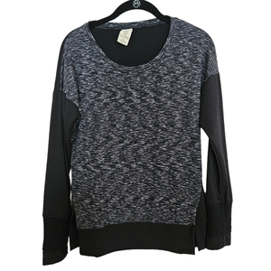 Balance Collection‎ Long Sleeve Yoga Top Black Gray XS